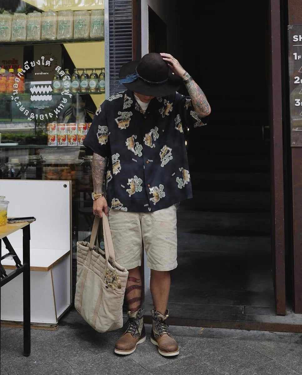 VISVIM 24SS カジュアルタイガー半袖シャツ