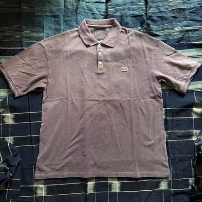 VISVIM KOFU JUMBO WELLER DMGD washed distressed Polo shirt carp