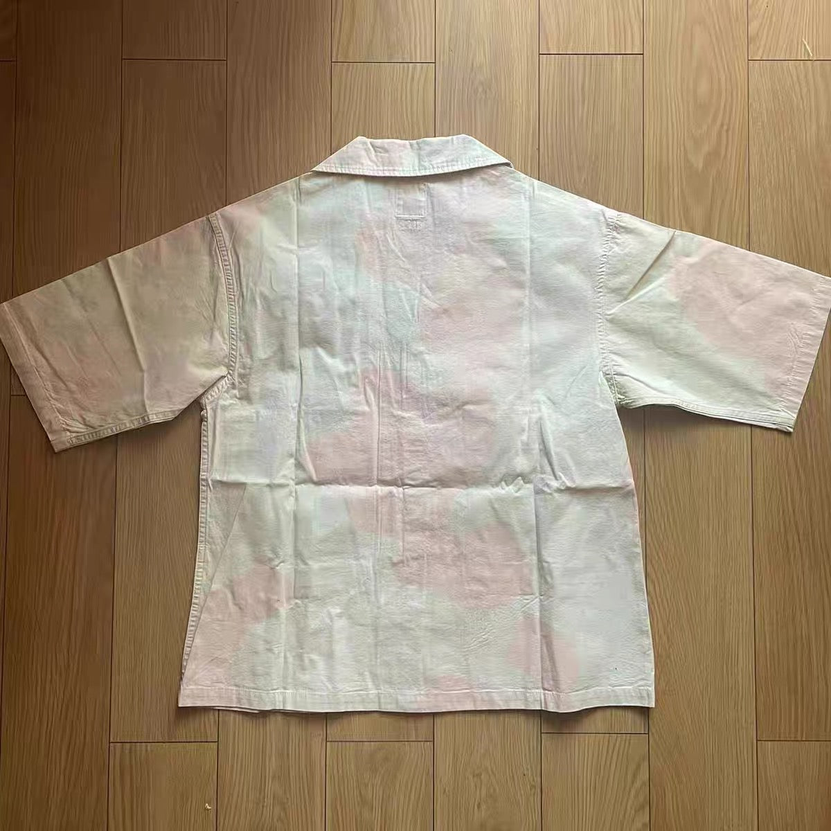 VISVIM kofu 21aw Cornet Shirt S/S (W/L) British Army Pink Camouflage