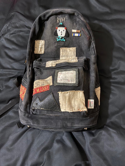 KAPITAL 19AW embroidery casual stitching distressed wandering Mickey casual backpack