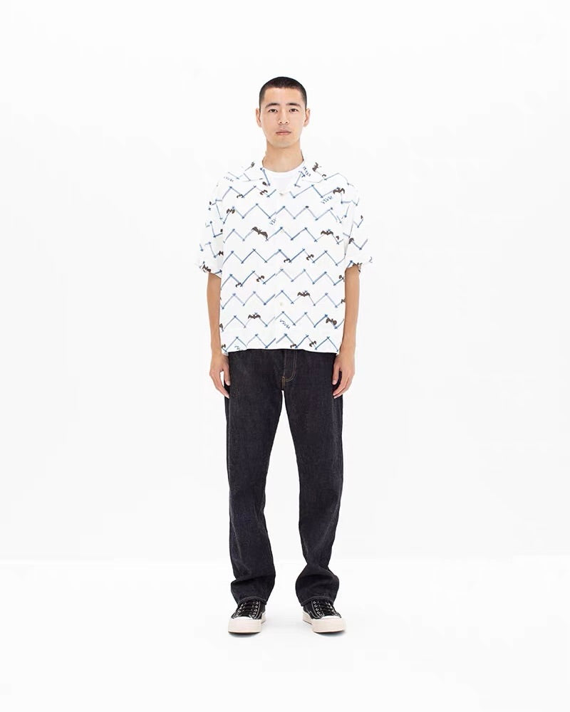 VISVIM 23SS COPA Nakamura Japanese couple casual Hawaiian bat short-sleeved cardigan shirt