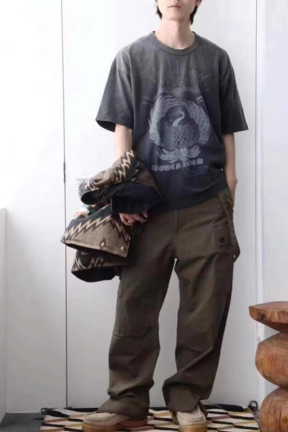 VISVIM kofu 23AW JUMBO 中村久星 水洗いオールドインク染め 半袖