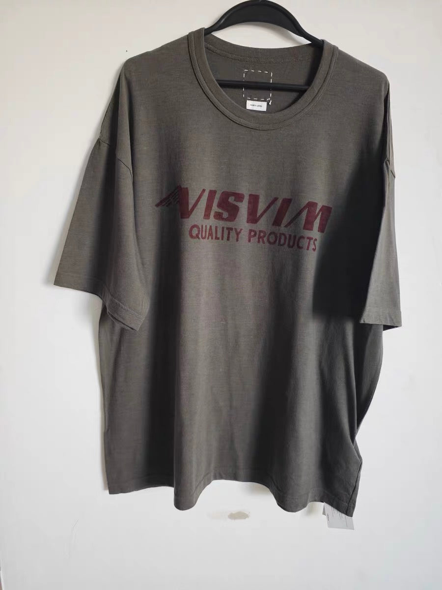 VISVIM 24AW FIL JUMBO letter print T-shirt Japanese tide Nakamura round neck short sleeve TEE