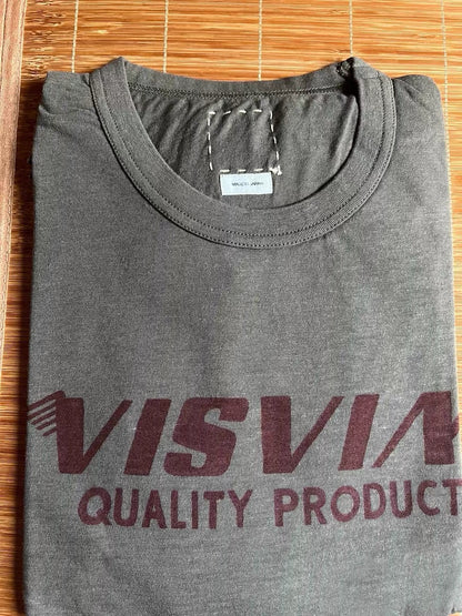 VISVIM 24AW FIL JUMBO letter print T-shirt Japanese tide Nakamura round neck short sleeve TEE