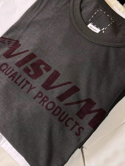 VISVIM 24AW FIL JUMBO レタープリント Tシャツ 和柄 中村 丸首 半袖 TEE