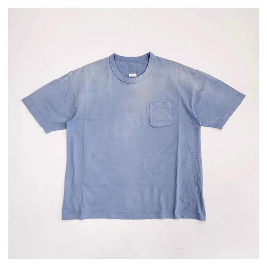 VISVIM FIL 23SS CRASH JUMBO TEE Japanese tide Nakamura destruction old pocket short sleeves