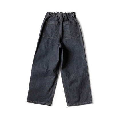 KAPITAL 24SS Canvas W Knee Easy Baggy Pants