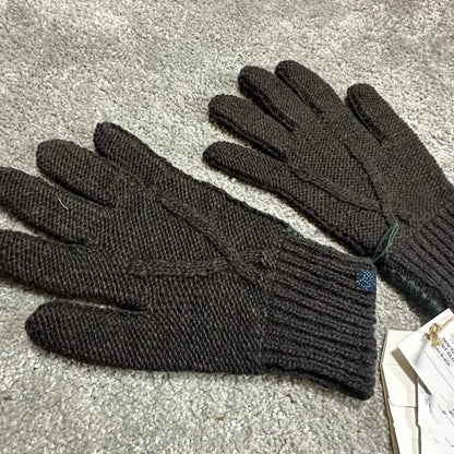 VISVIM KNIT GLOVE ND 限定版 ニットウール ブルー染め 手袋