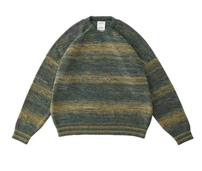 VISVIM KOFU 22SS AMPLUS KNIT GRADIENT long-sleeved knit sweater