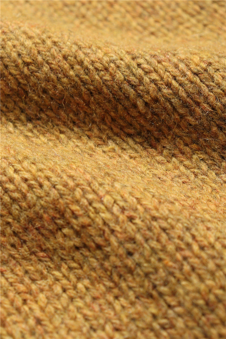 and wander shetland wool crewneck technical sweater