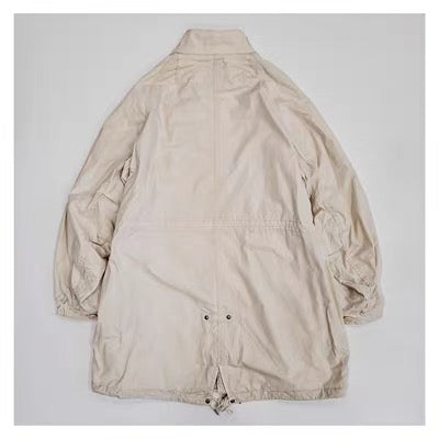 VISVIM SIX-FIVE FISHTAIL PARKA mud-dyed distressed military style fishtail windbreaker