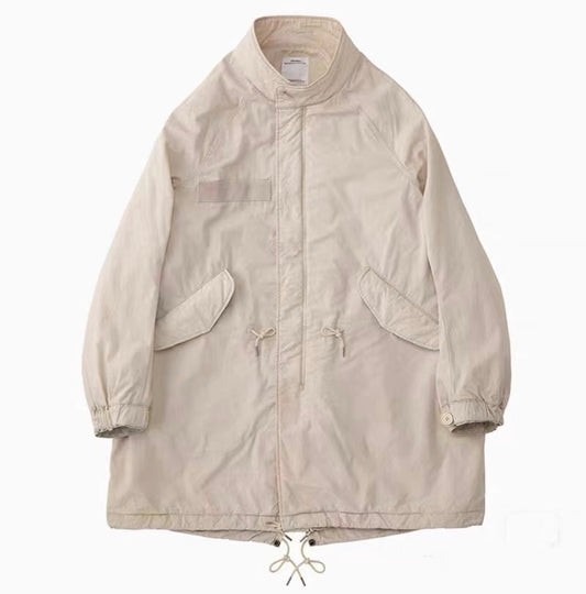 VISVIM SIX-FIVE FISHTAIL PARKA 泥染め加工ミリタリースタイルフィッシュテールウィンドブレーカー