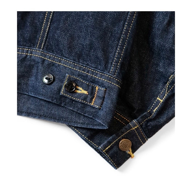 KAPITAL 24SS Kazuhiro Hirata denim lapel bone embroidery loose jacket