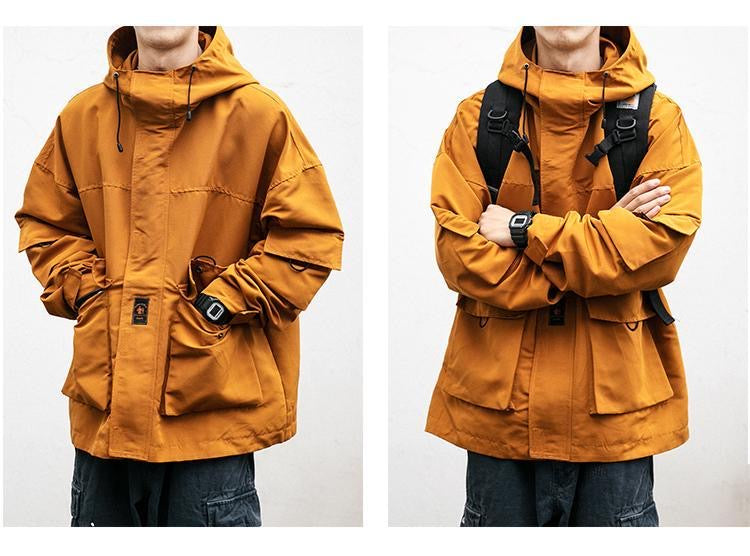 Hooded outdoor casual jacket