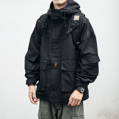 Hooded outdoor casual jacket