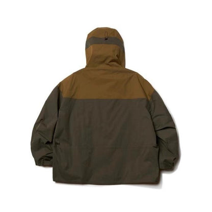 KOLOR Colorblock Waterproof Stitching Skills Jacket Hooded Jacket