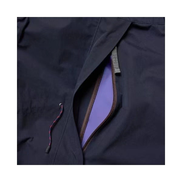 KOLOR Colorblock Waterproof Stitching Skills Jacket Hooded Jacket