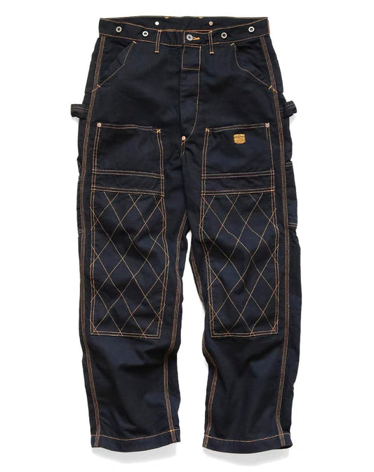 KAPITAL Two-tone gold thread lumberjack cargo trousers