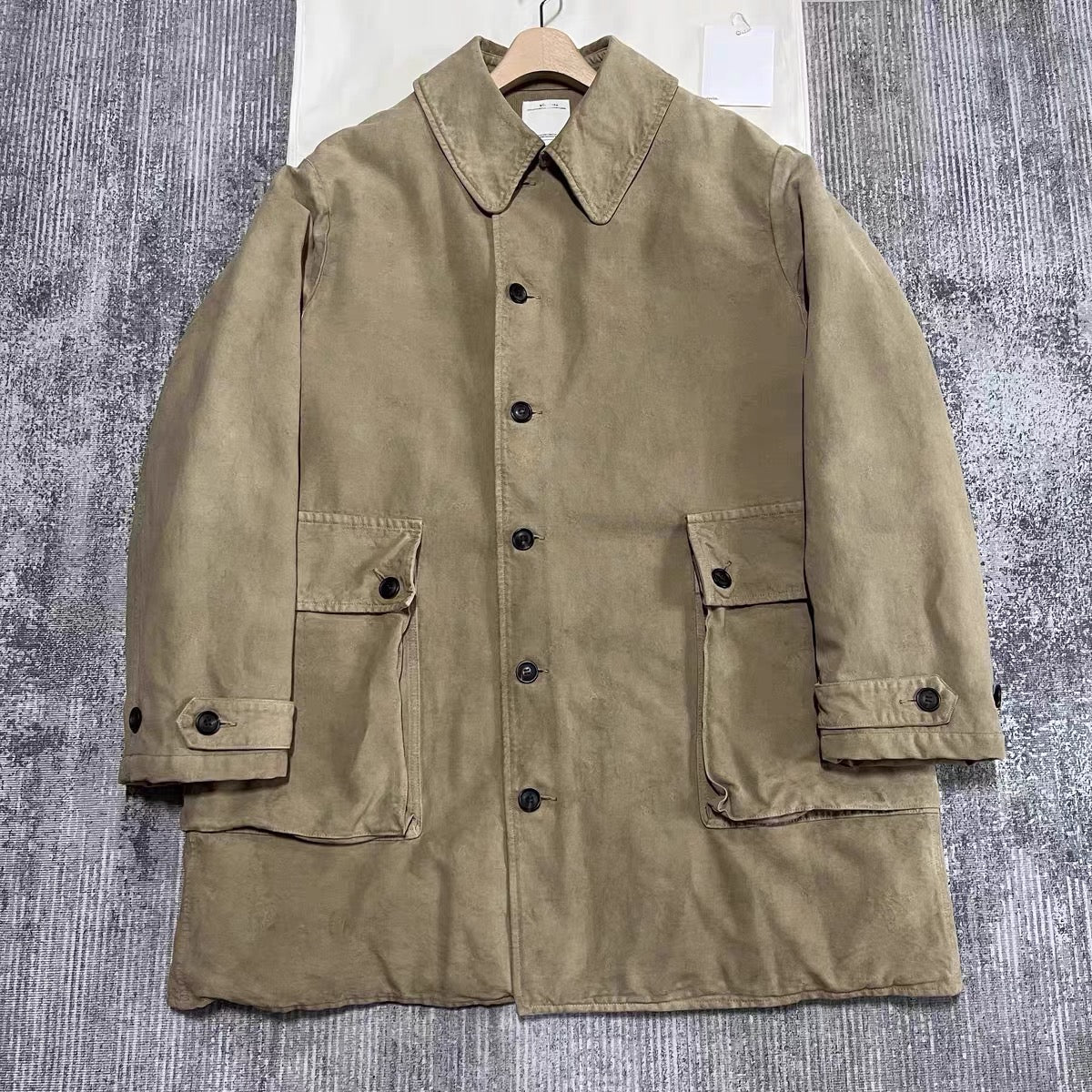 VISVIM WINFIELD SHEARLING COAT Four sheep coat