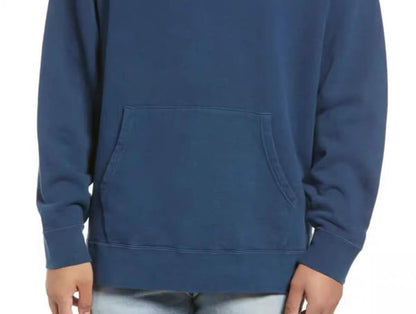 VISVIM JUMBO HOODIE P.O.N.D Natural blue dyed sweatshirt INDIGO