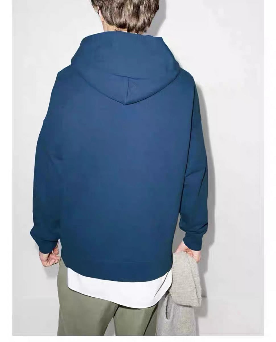 VISVIM JUMBO HOODIE P.O.N.D Natural blue dyed sweatshirt INDIGO