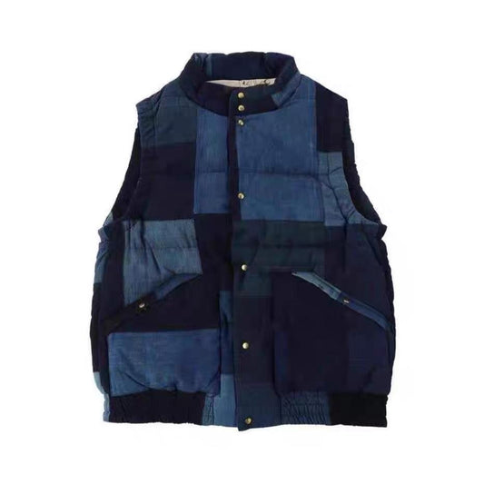 VISVIM ICT INSULATOR DOWN VEST KOFU solid color ancient cloth vest