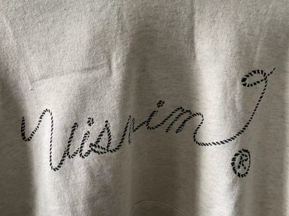 VISVIM KOFU HOODIE P.O.(ALL-OVER) Hand-painted hemp rope letter hoodie