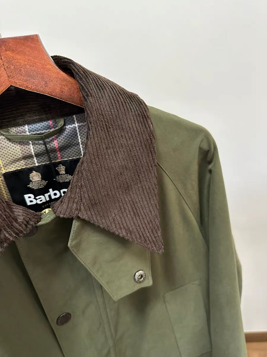 Barbour Peach Skin Unwaxed Jacket Loose Edition MCA0933