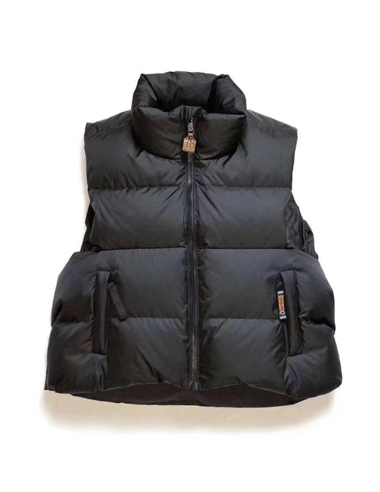 KAPITAL Ripstop Nylon Down Burger Keel Vest