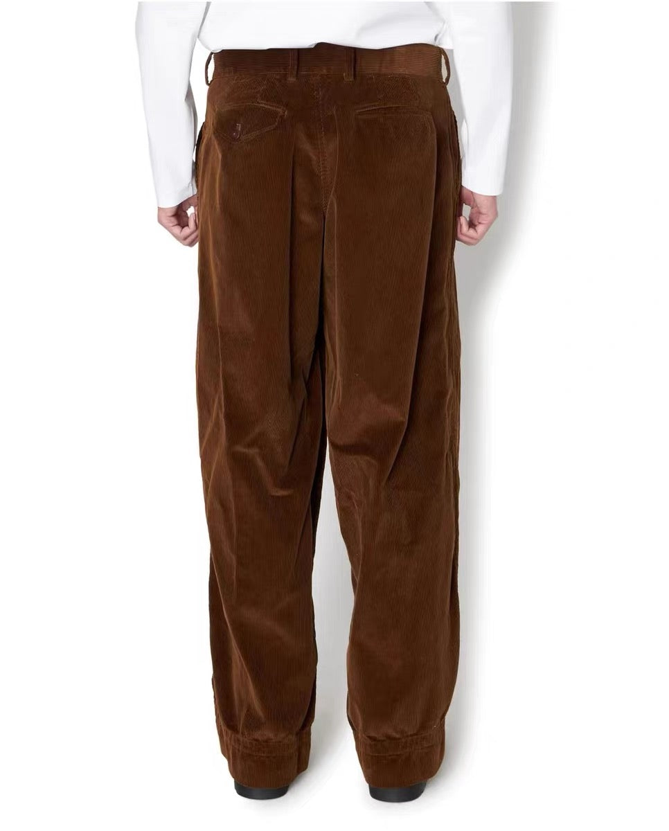 KOLOR Abe Junichi Casual Trendy Cotton Corduroy Pants