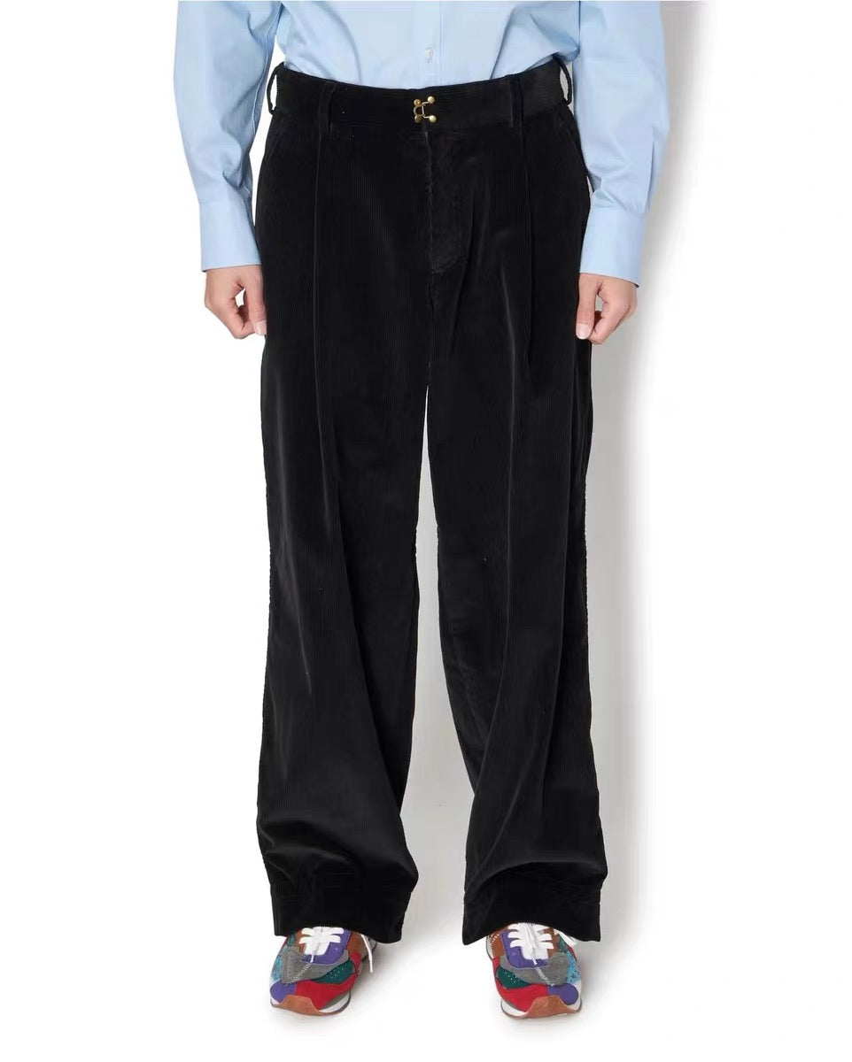 KOLOR Abe Junichi Casual Trendy Cotton Corduroy Pants