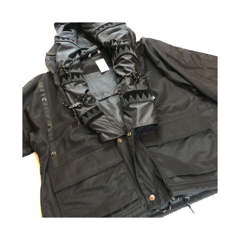 KAPITAL patchwork waterproof and windproof multifunctional jacket