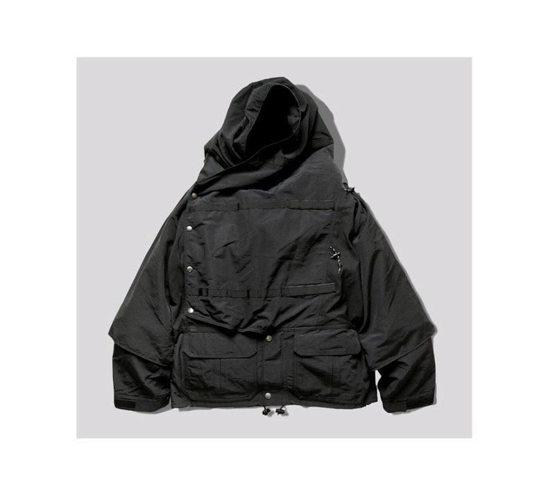 KAPITAL patchwork waterproof and windproof multifunctional jacket