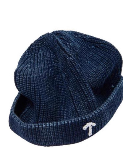 INDIGO Generation 2 Knit Arrow Navy Cold Cap Blue Dye Hand Washed