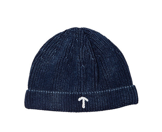 INDIGO Generation 2 Knit Arrow Navy Cold Cap Blue Dye Hand Washed