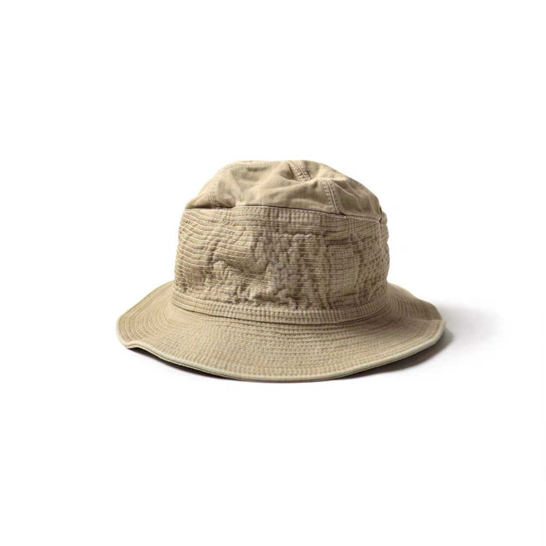 KAPITAL Hirata Kazuhiro old batik washed casual sunshade bucket hat