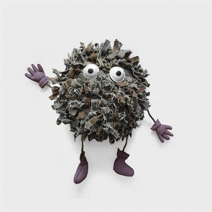 Ghillie Plush Ball Ghillie Suit Canvas Washed Old Home Pillow Outdoor Doll