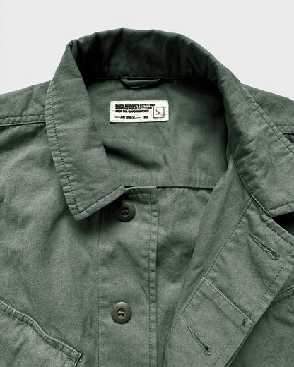 TCU Rainforest 1970s Vintage American Washed Windbreaker Jacket