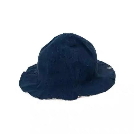 Blue dyed TULIPA HAT KOFU SPOT bucket hat INDIGO PATTERN visvim